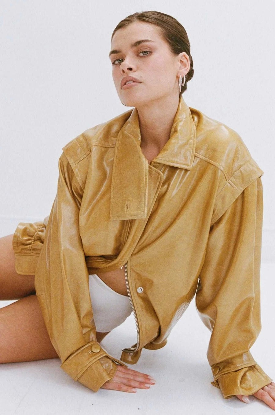 Porter Angel Hoops 30mm Silver