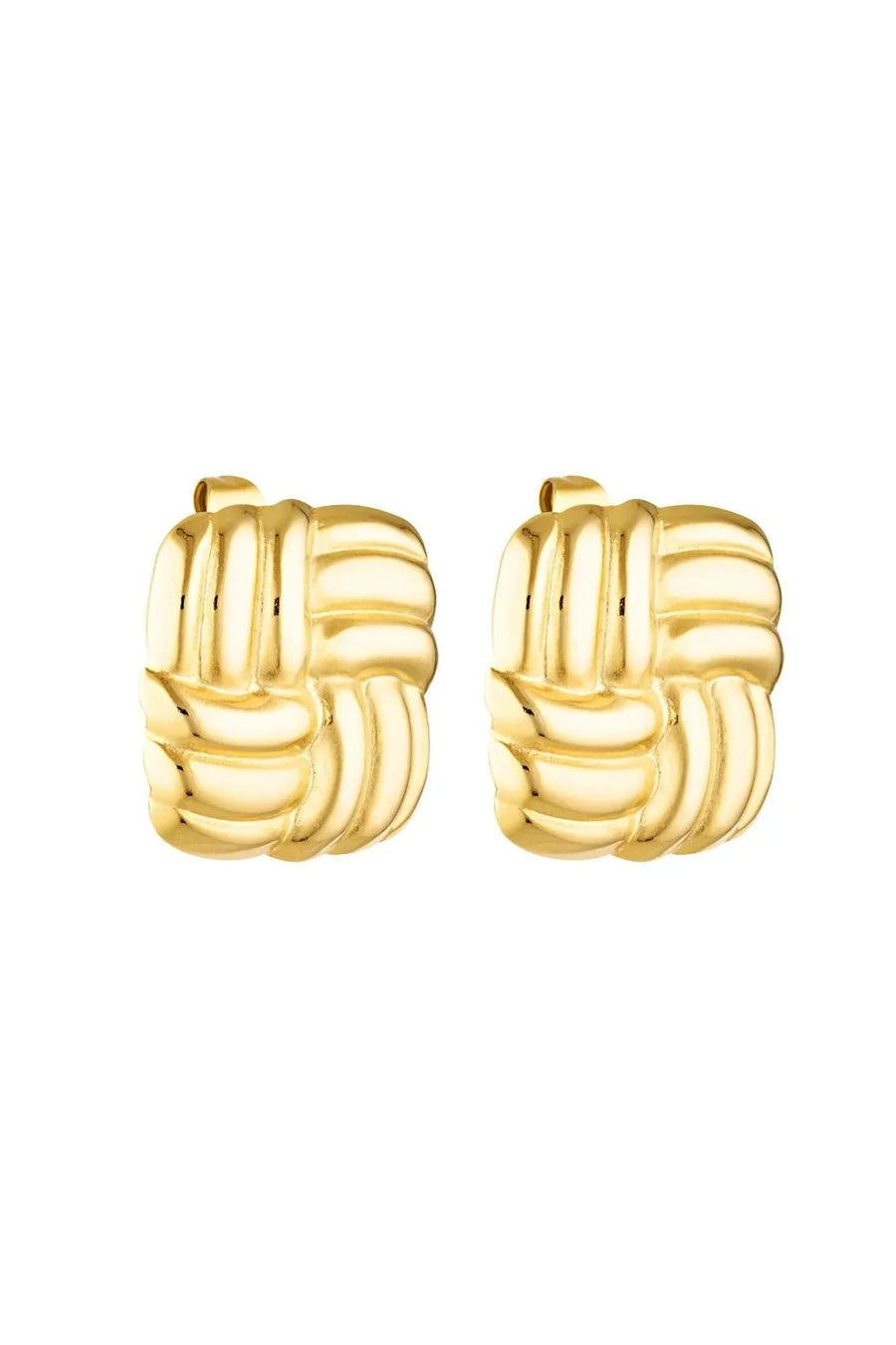 Porter Baby Cushion Earrings Gold
