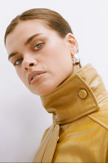 Porter Dina Hoops White Gold