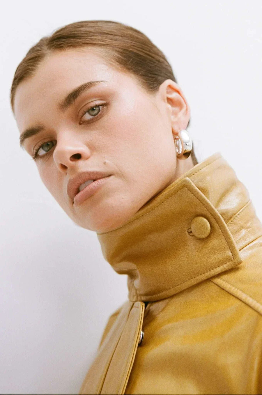 Porter Dina Hoops White Gold