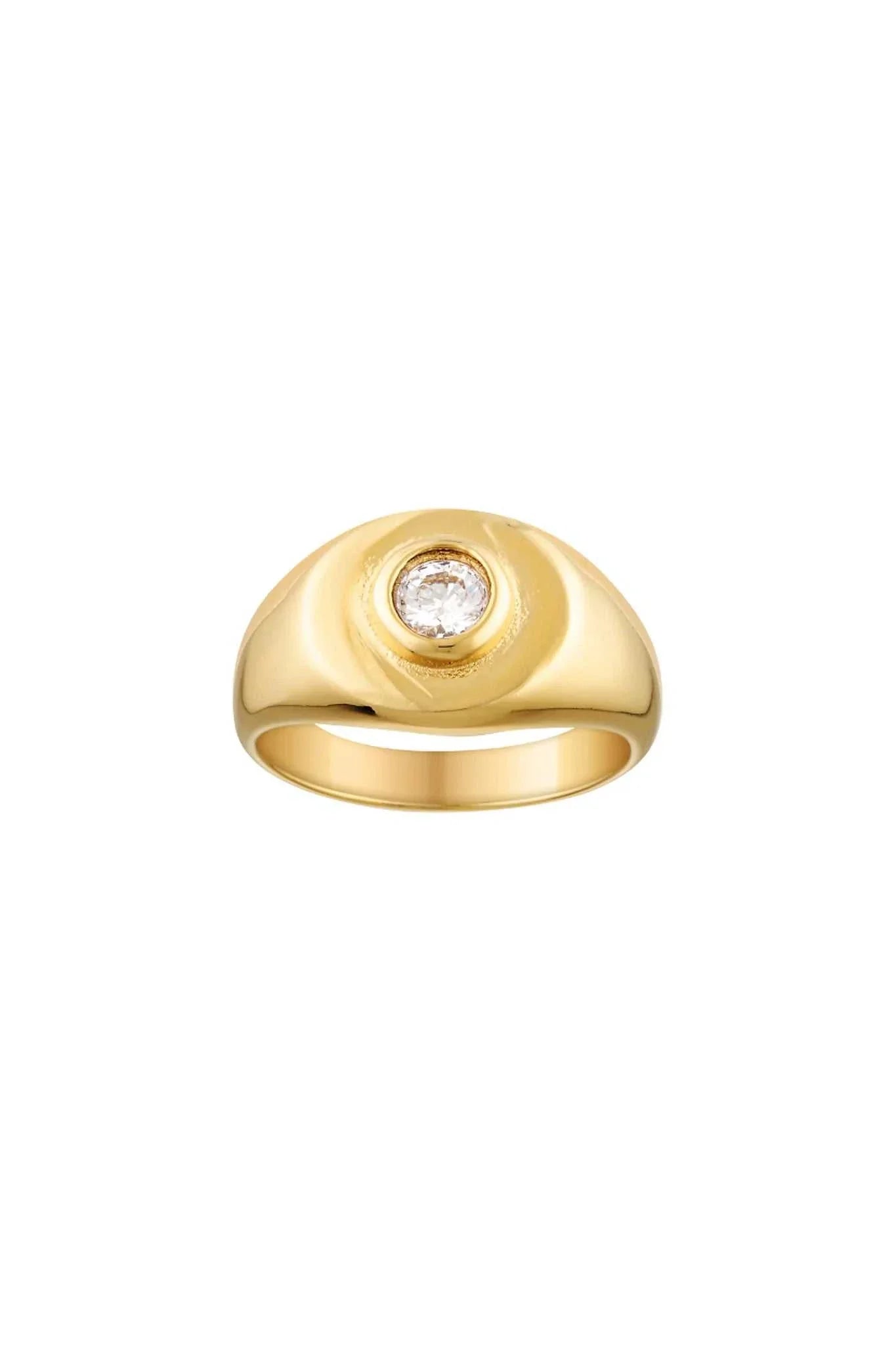 Porter Heritage Signet Ring Clear