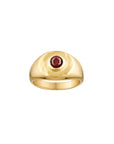Porter Heritage Signet Ring Garnet
