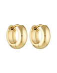 Porter Petite Thick Huggies 8mm Gold Vermeil