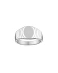 Porter Nonno Signet Ring White Gold