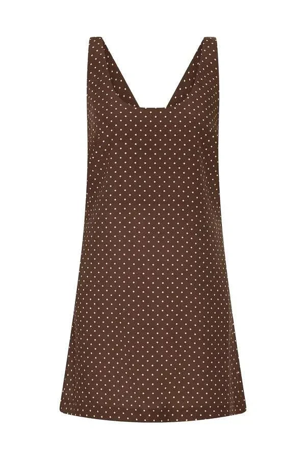 Posse Evie Mini Dress Choc Vanilla