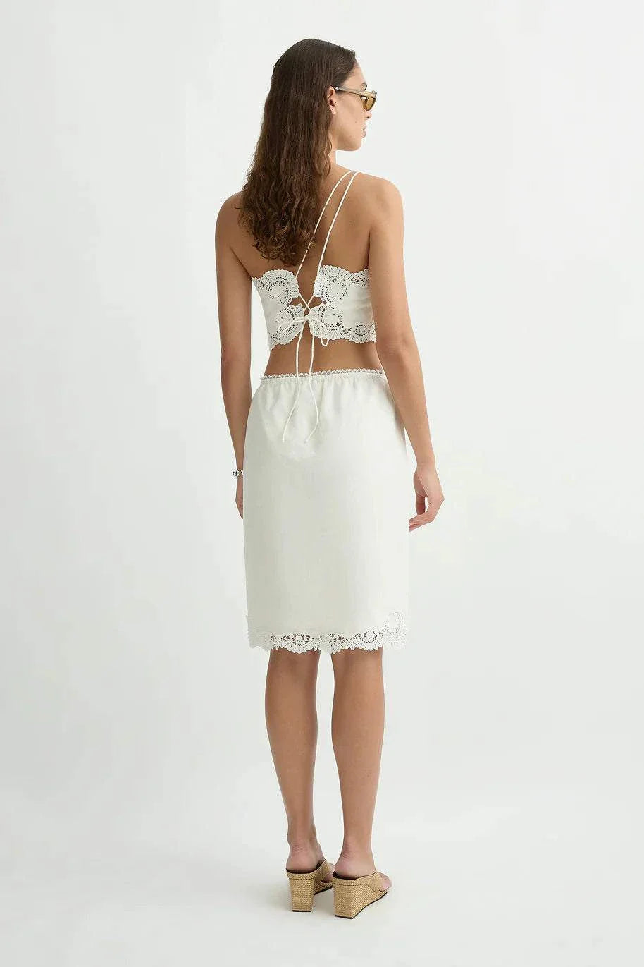 Posse Darya One Shoulder Top Cream