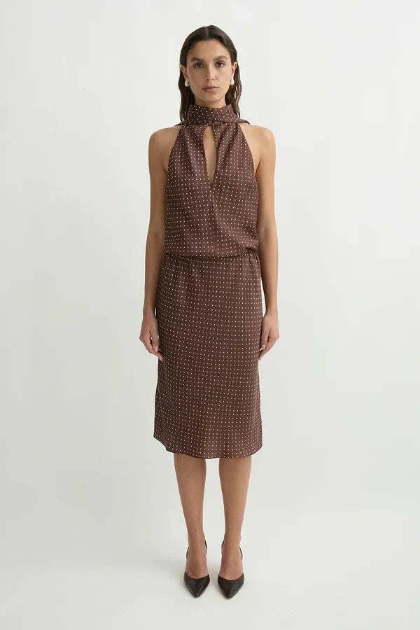 Posse Phoebe Dress Choc Vanilla