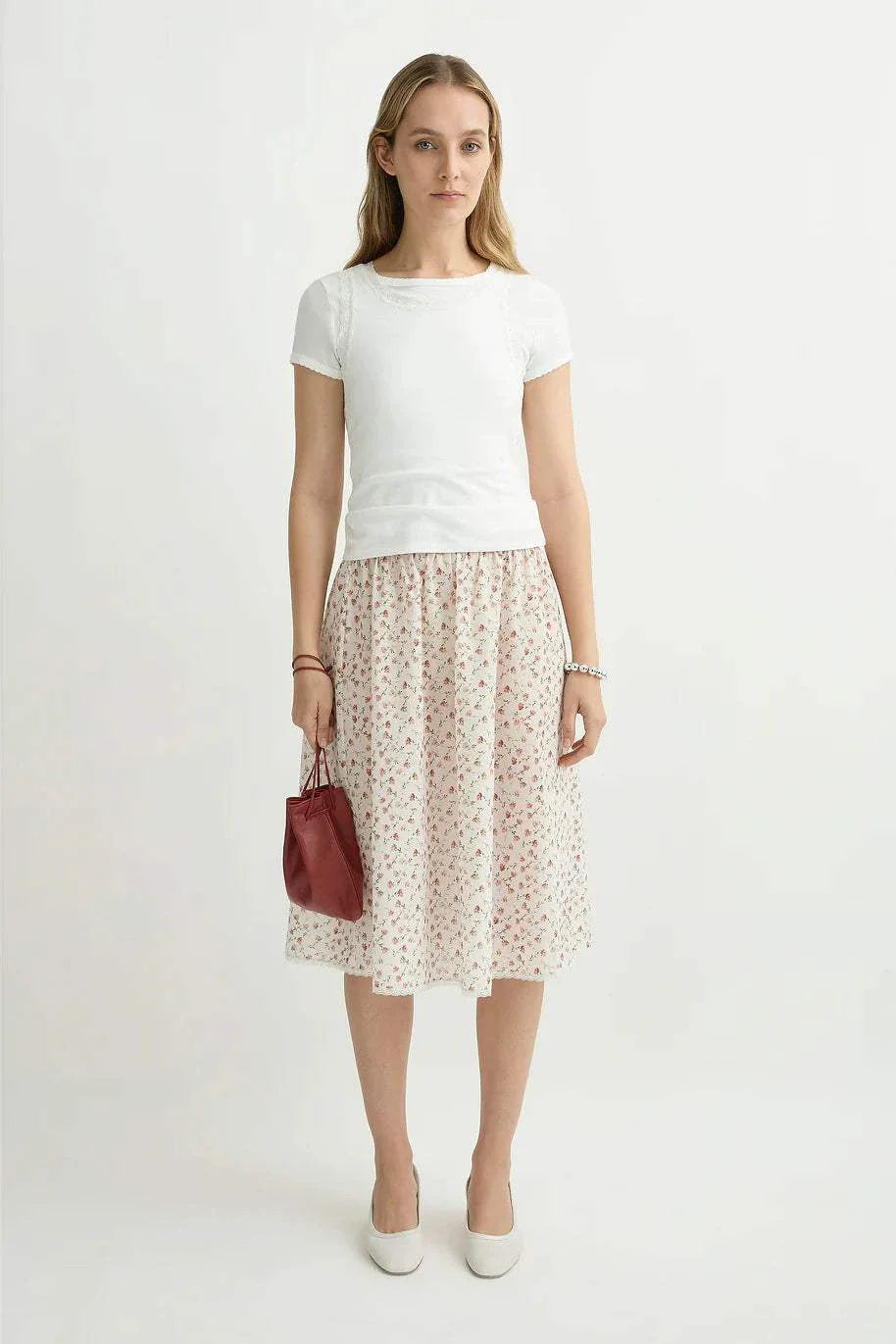 Posse Charlotte Skirt Watercolour Floral