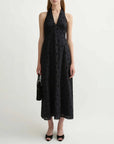 Posse Salma Halter Dress Black