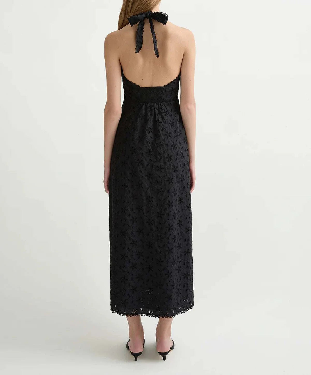 Posse Salma Halter Dress Black