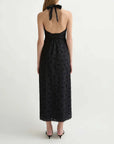 Posse Salma Halter Dress Black