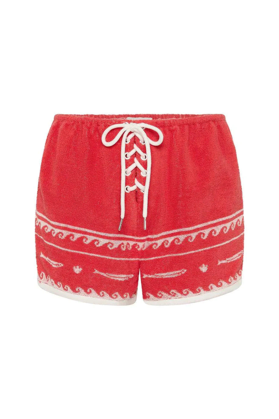 Posse Cody Short Red Ivory Fish