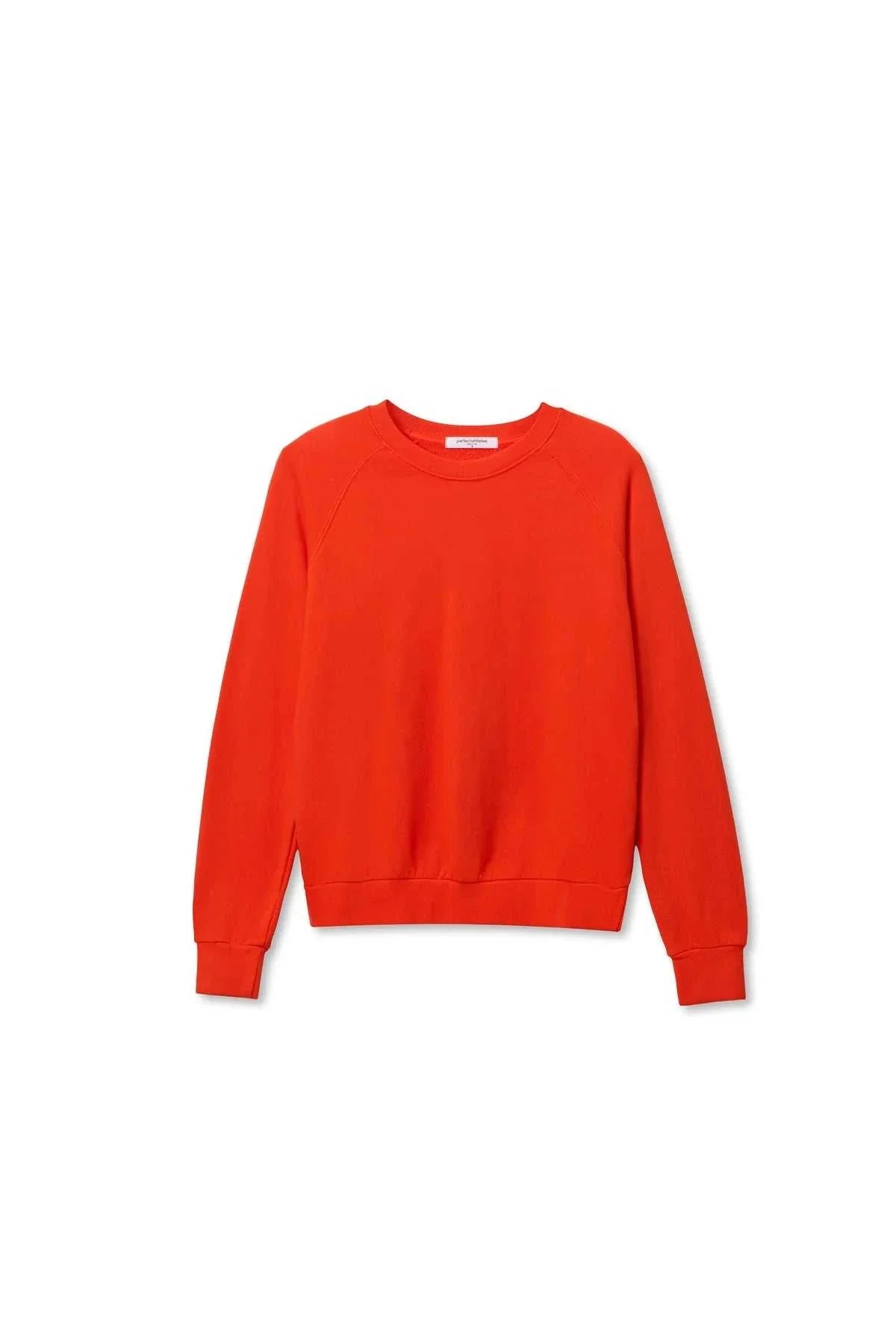 Perfectwhitetee Alexi French Terry Sweatshirt Tomato