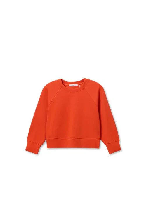 Perfectwhitetee Nell Travel Crewneck Sweatshirt Tomato
