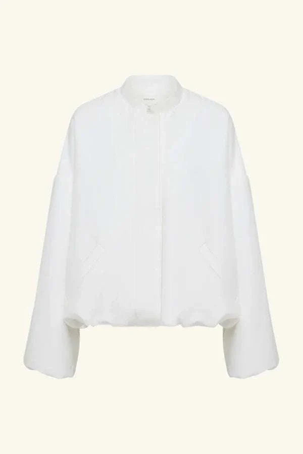 Shona Joy Otis Bomber Jacket Ivory