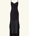 Shona Joy Edie Cowl Maxi Dress Black