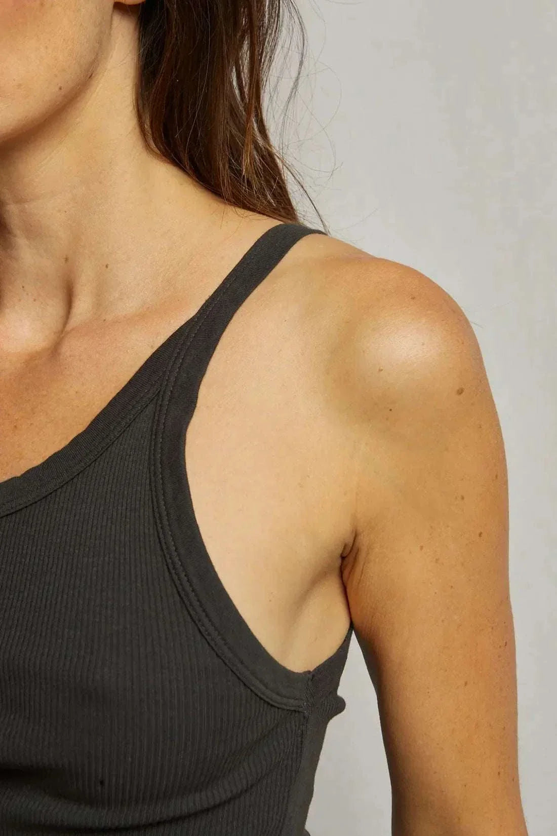 Perfectwhitetee Annie Recycled Tank Vintage Black