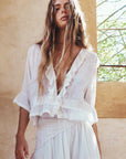 Spell Praire Blouse Whisper White   