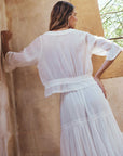 Spell Praire Blouse Whisper White   