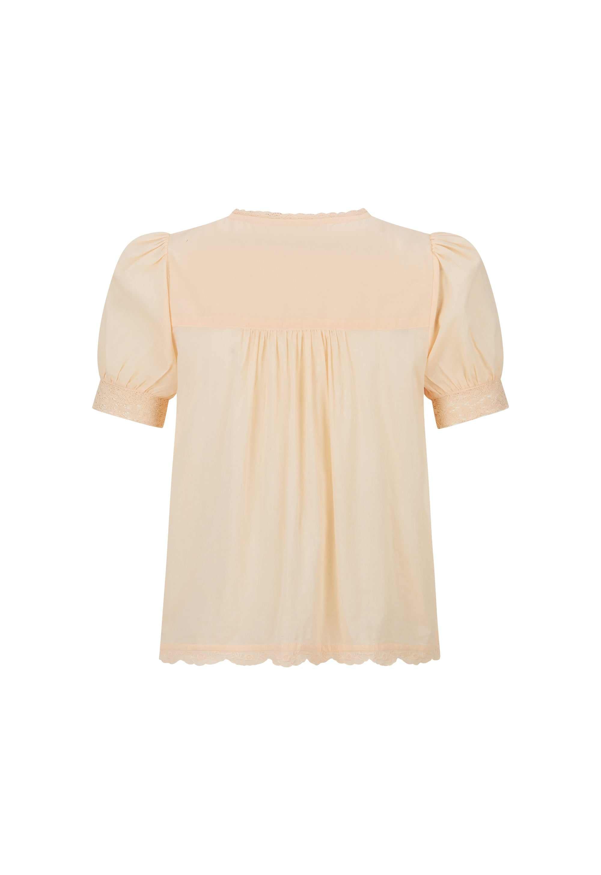Spell Short Sleeve Blouse Apricot
