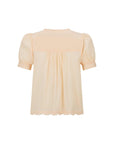 Spell Short Sleeve Blouse Apricot