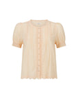 Spell Short Sleeve Blouse Apricot