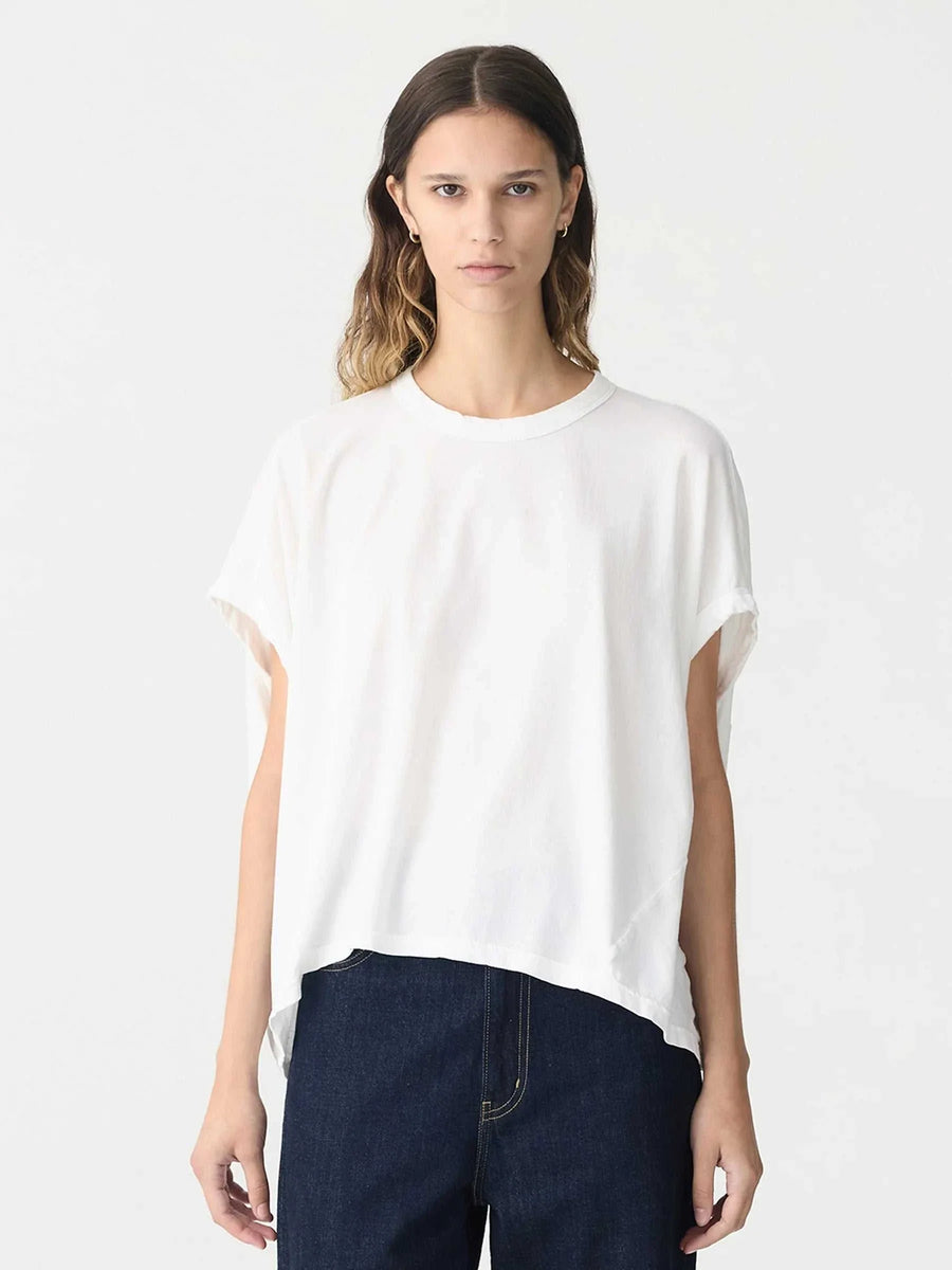 Bassike Circle T Shirt White