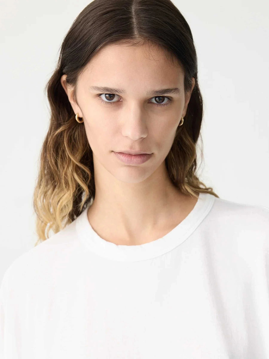Bassike Circle T Shirt White
