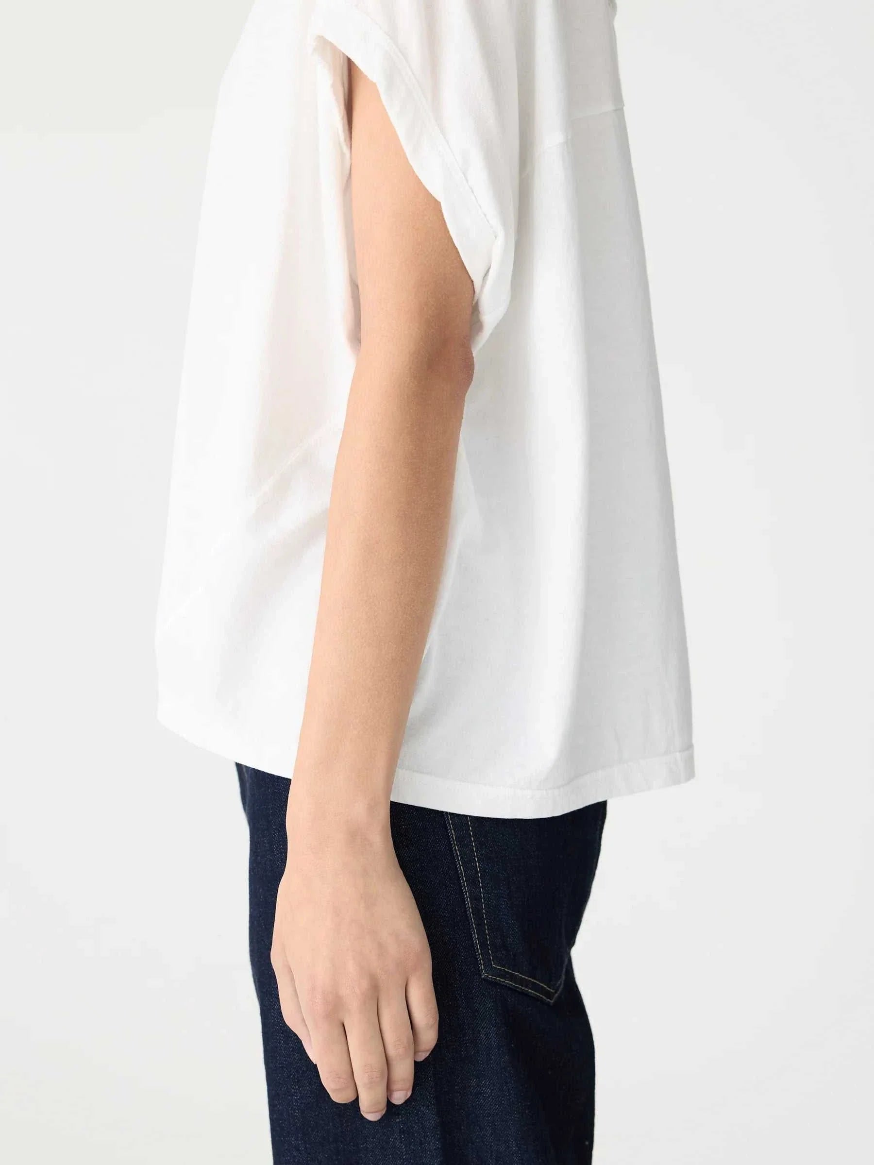 Bassike Circle T Shirt White