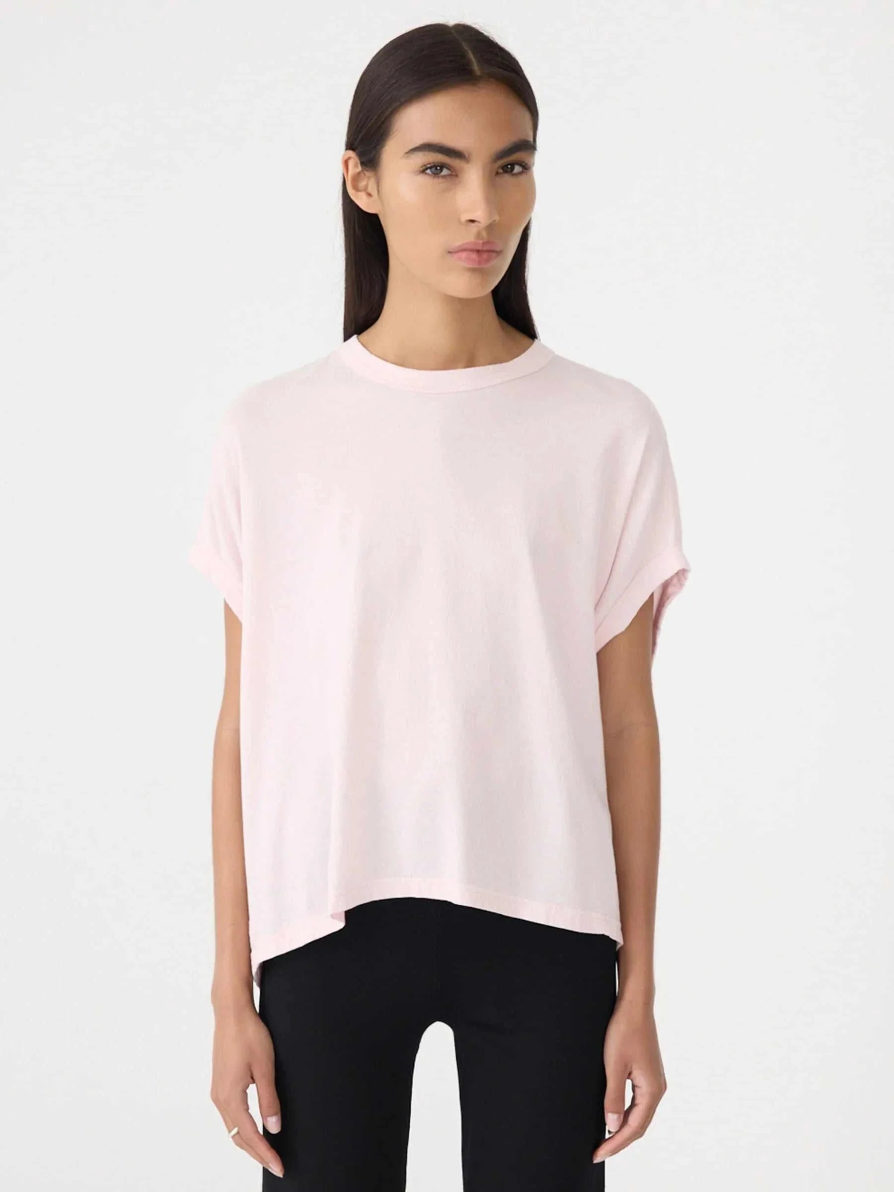 Bassike Circle TShirt Powder Pink