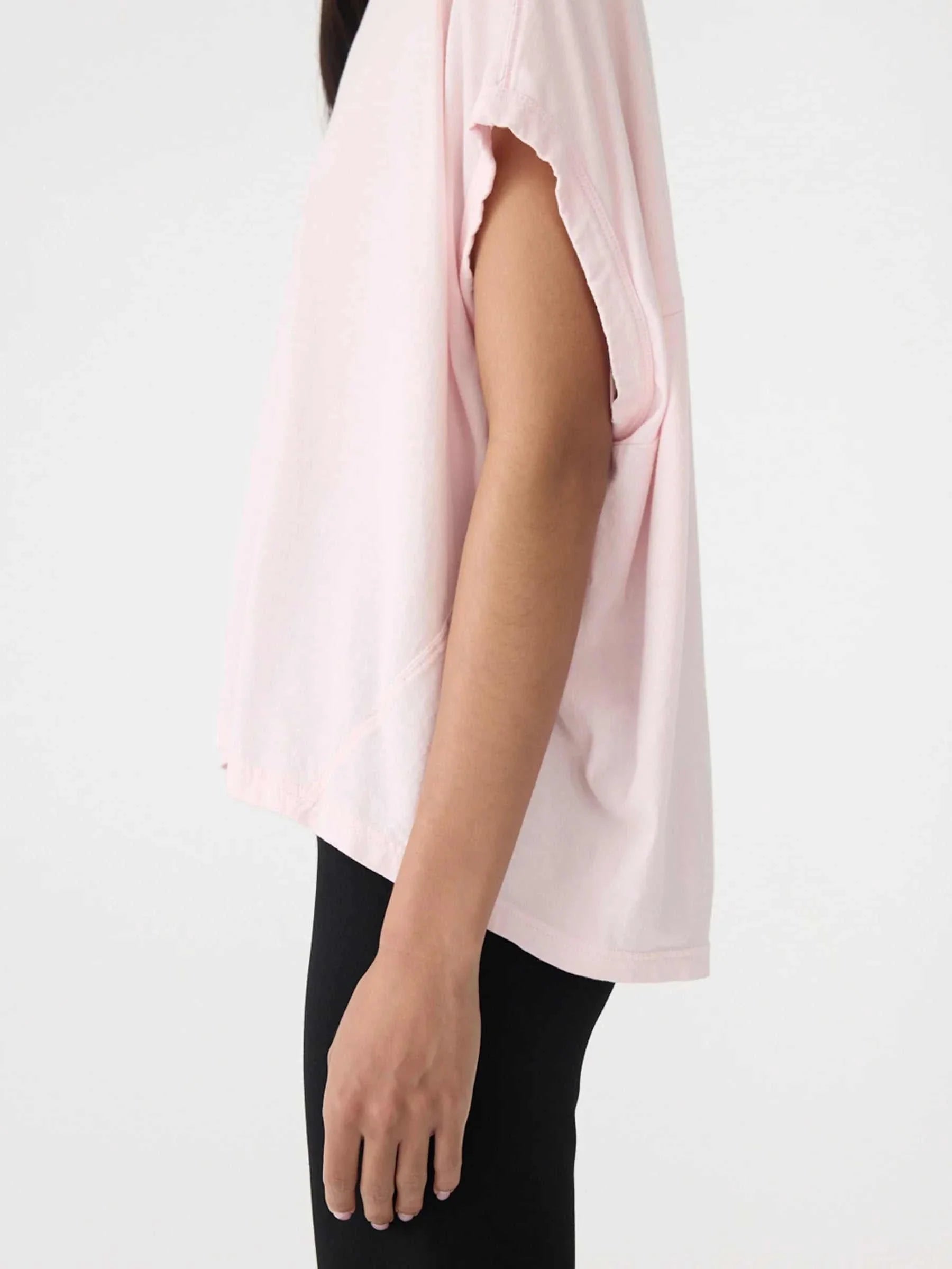 Bassike Circle TShirt Powder Pink