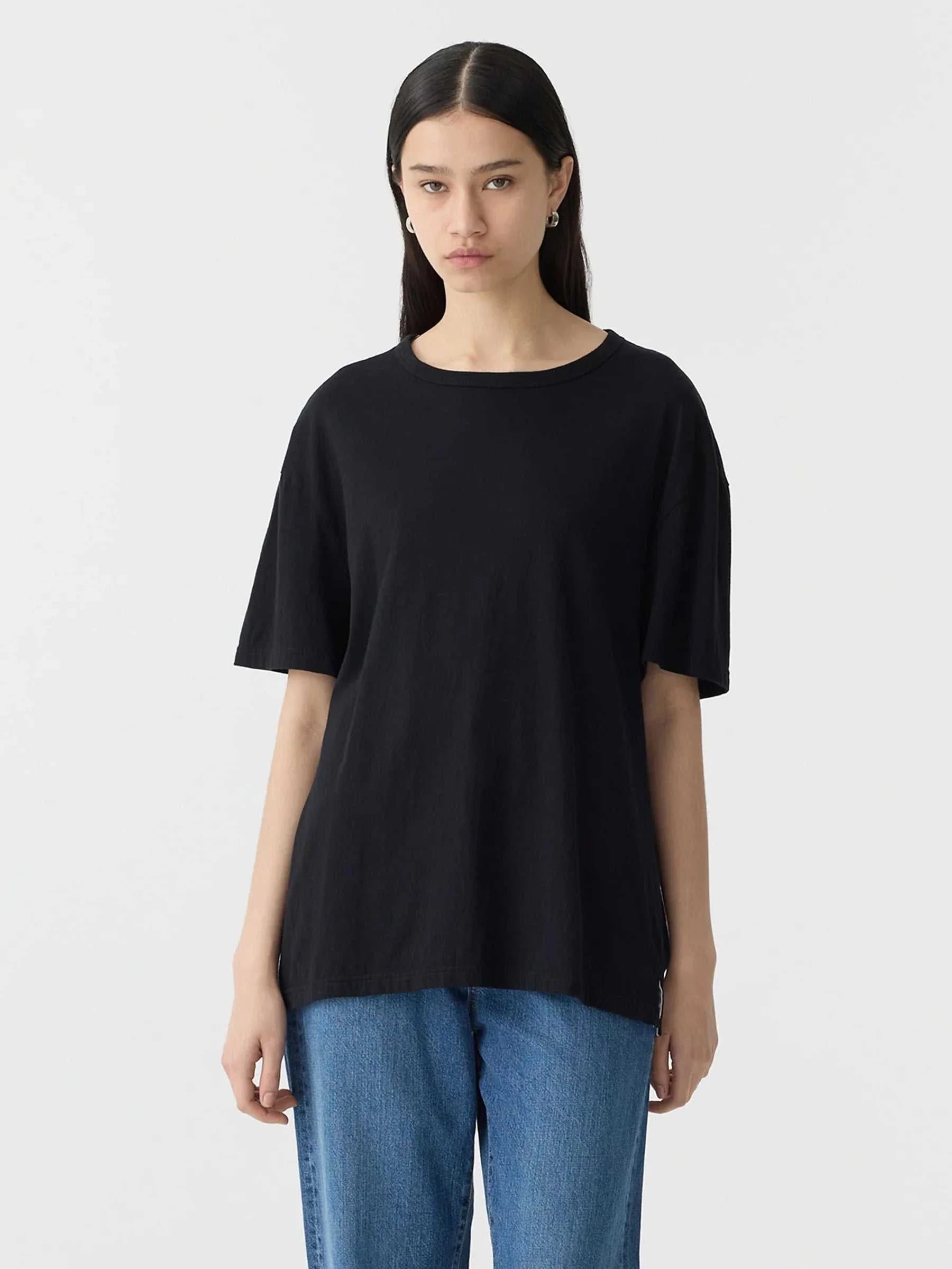 Bassike Boyfriend Heritage SS T.Shirt Black