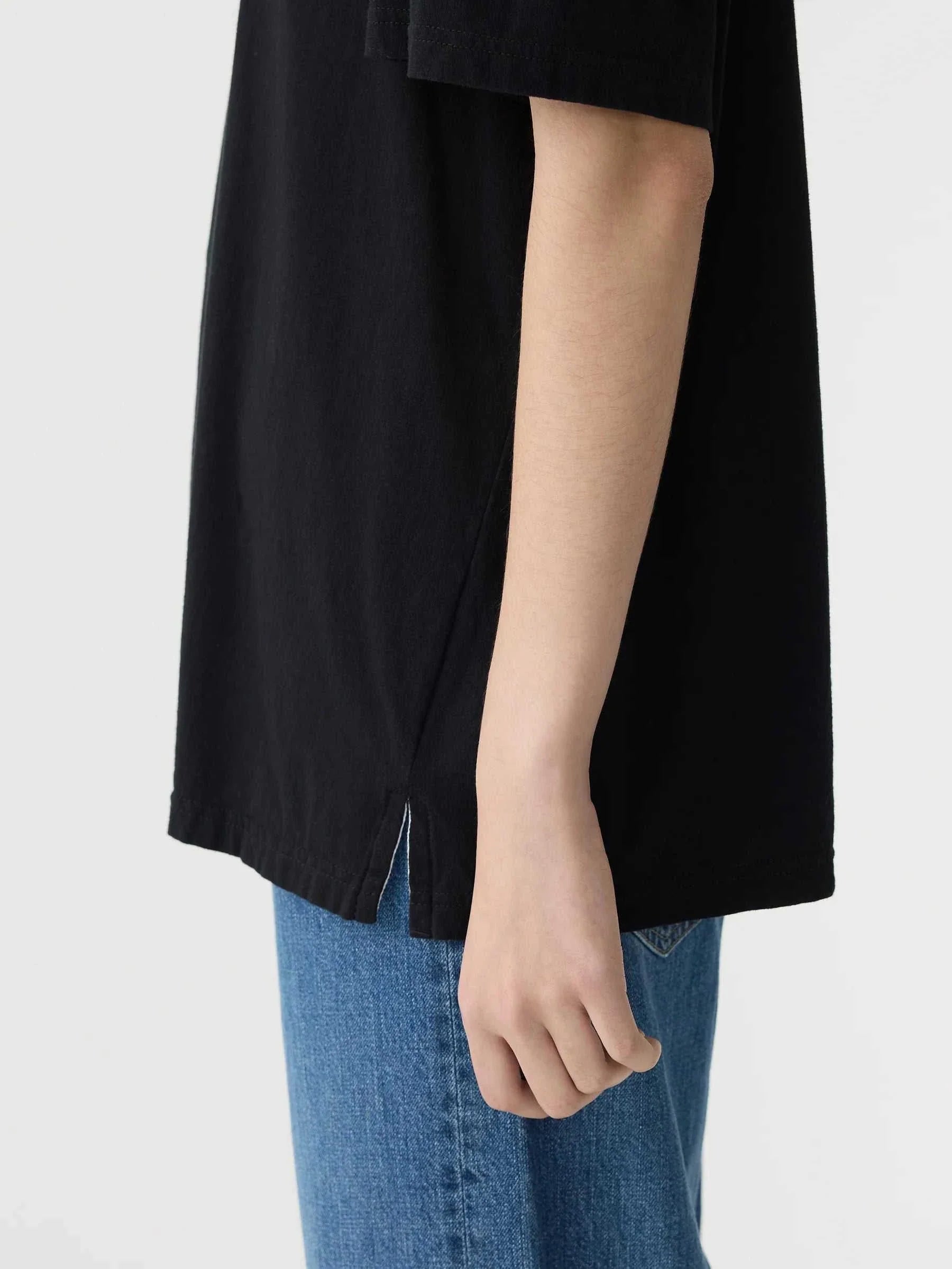 Bassike Boyfriend Heritage SS T.Shirt Black