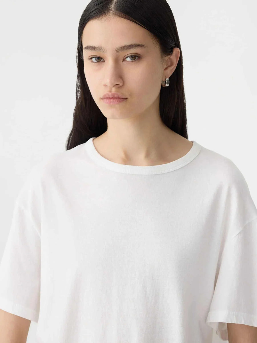 Bassike Boyfriend Heritage SS T.Shirt White
