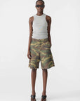 Bassike Camo Print Short