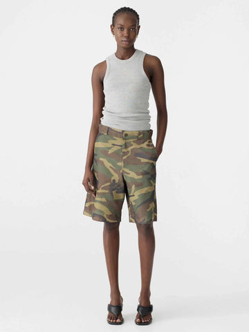 Bassike Camo Print Short