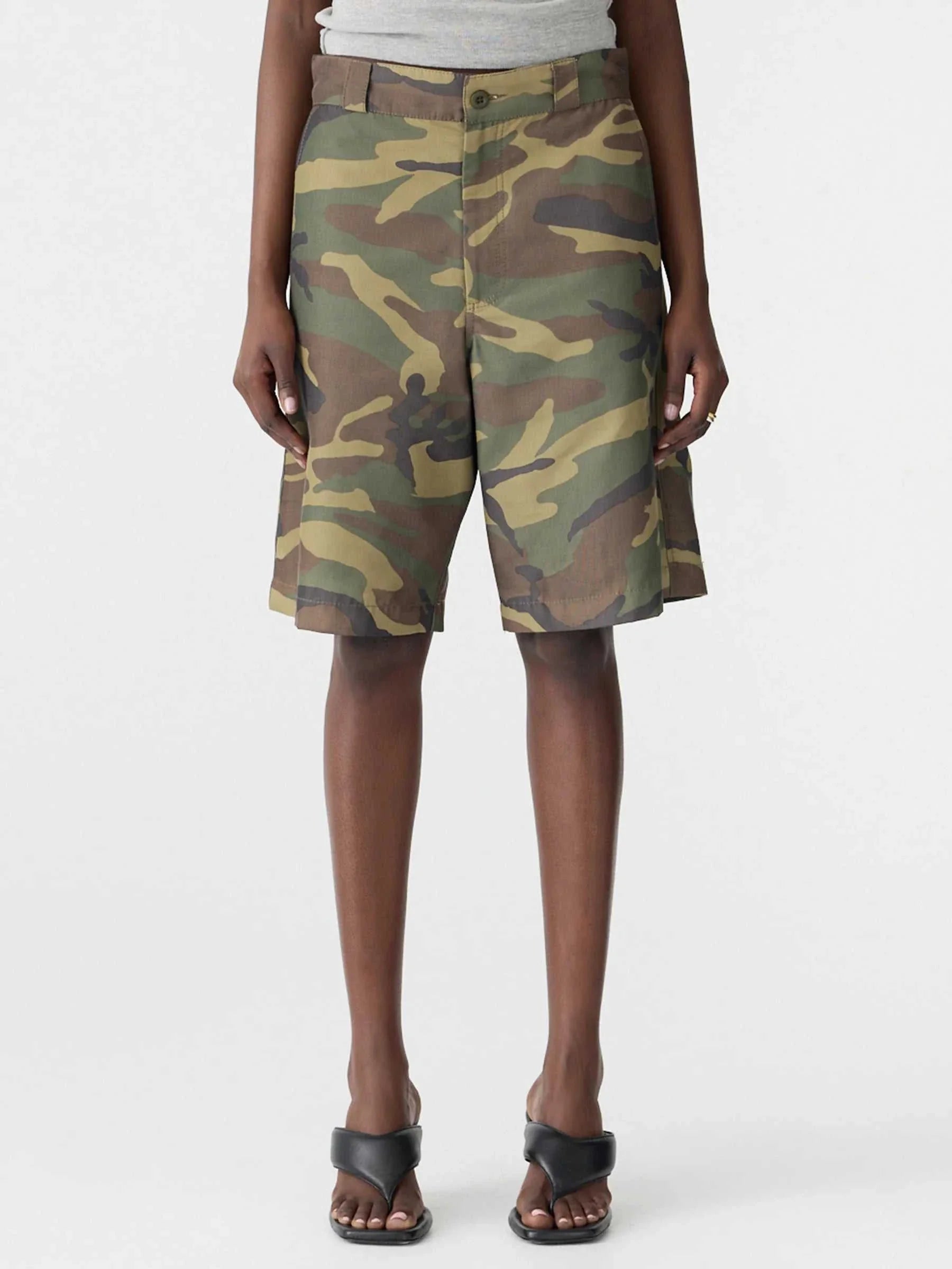 Bassike Camo Print Short
