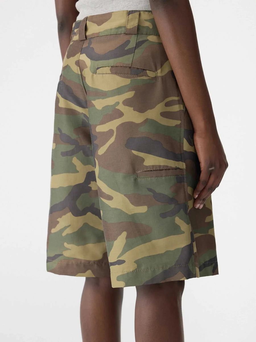 Bassike Camo Print Short