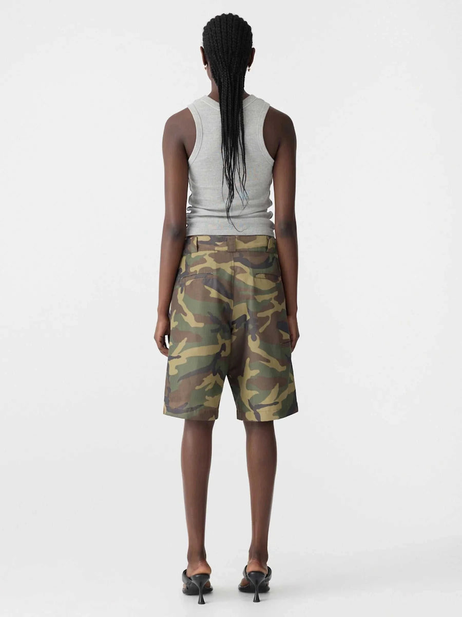 Bassike Camo Print Short