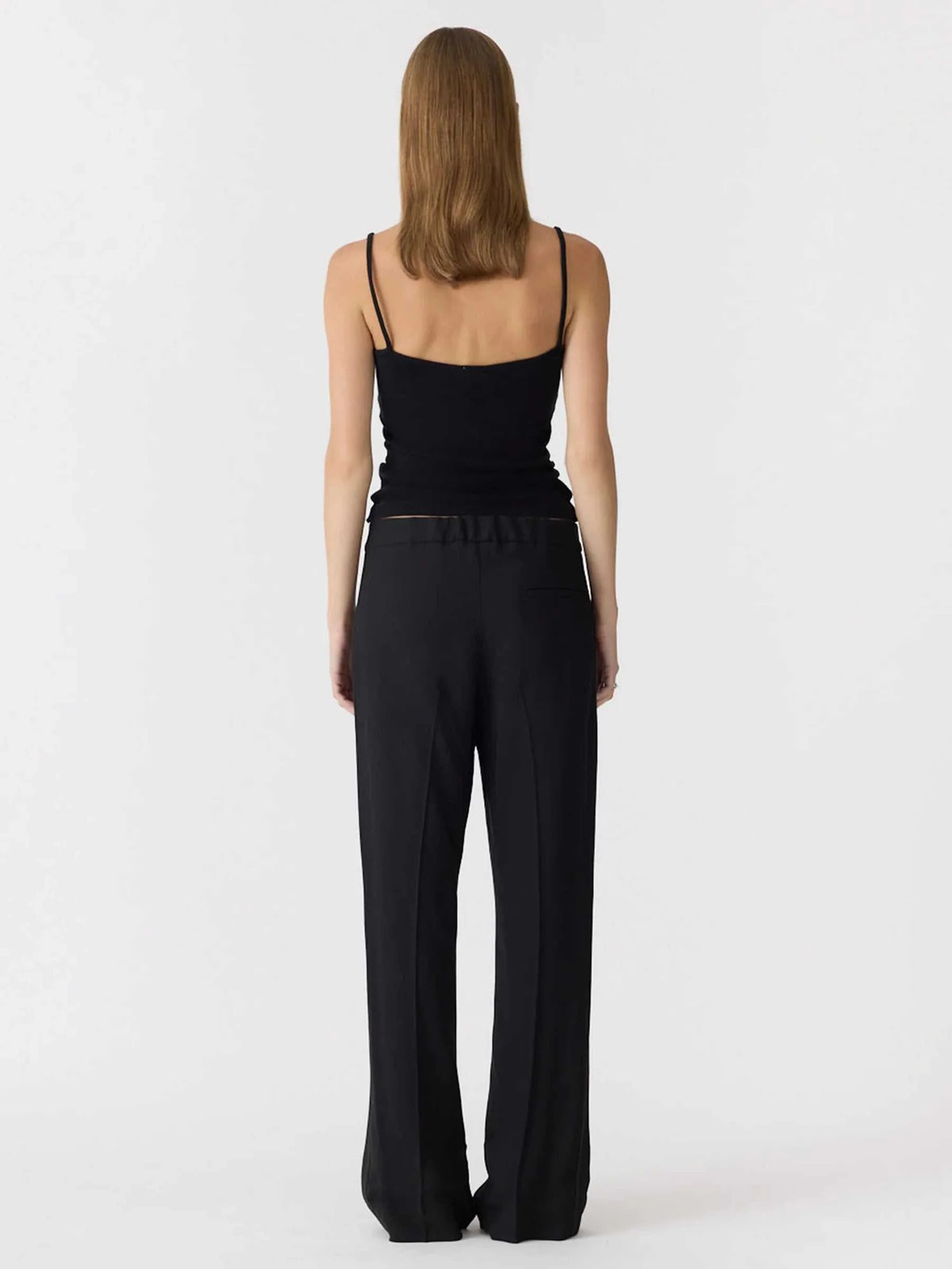 Bassike Relaxed Travel Pant Black