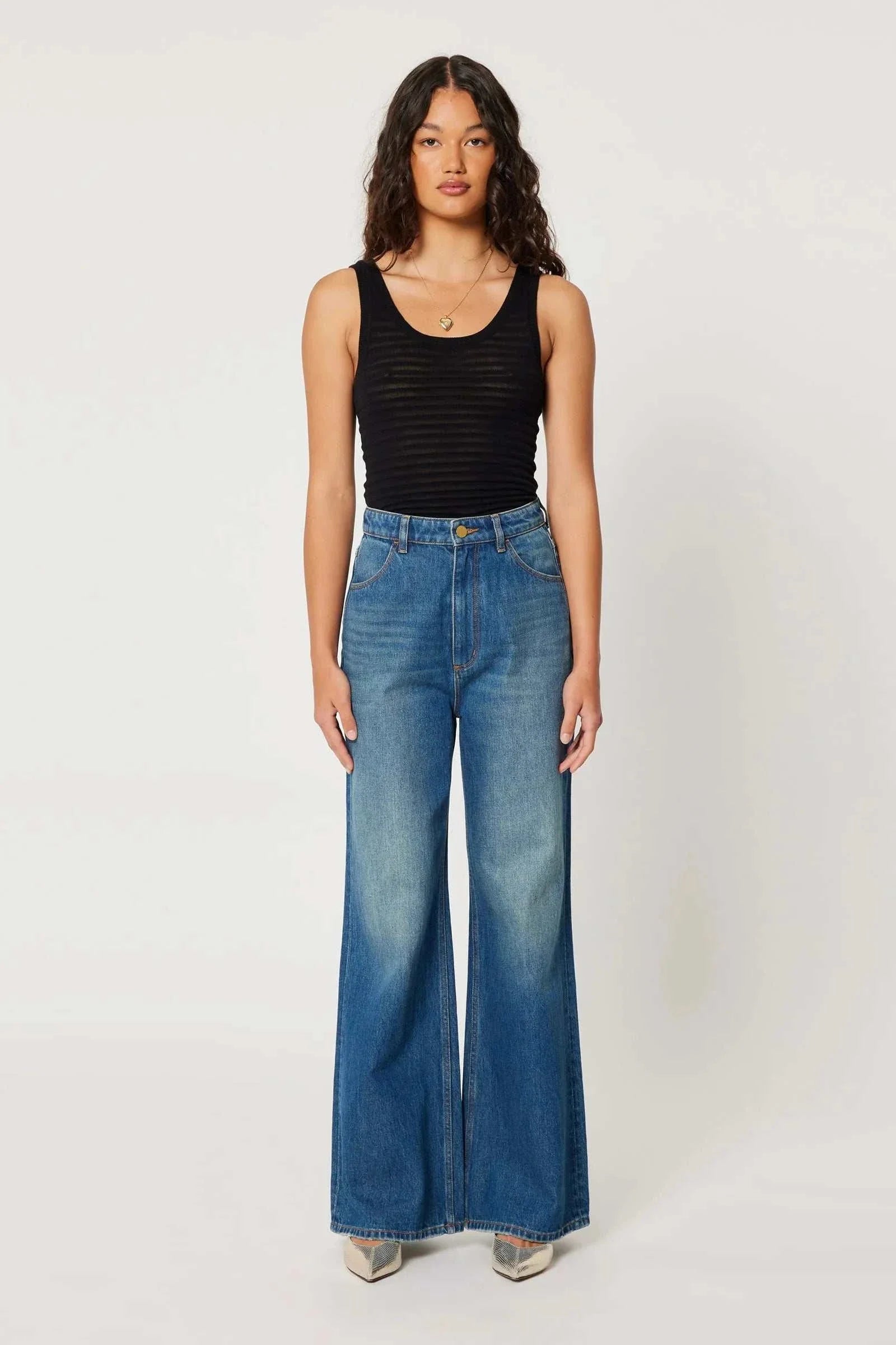 Rollas Studio Flare Eclipse Dark Vintage Blue