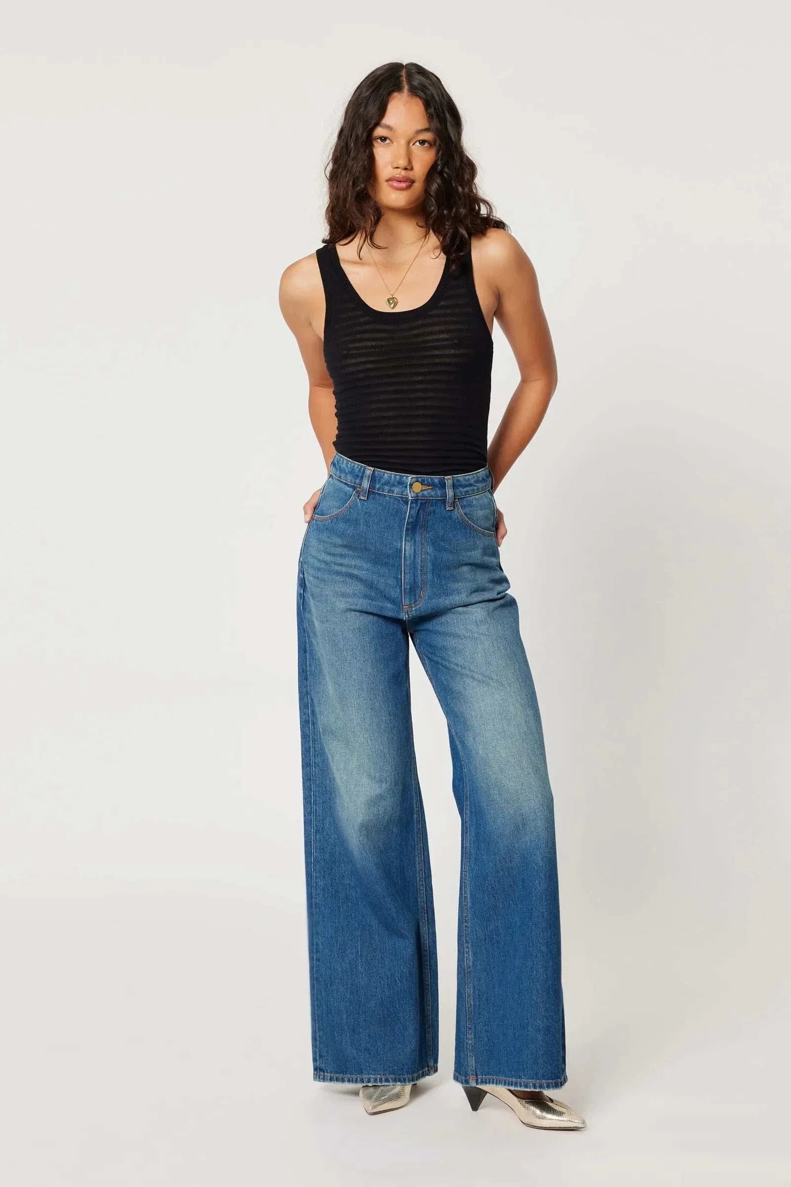 Rollas Studio Flare Eclipse Dark Vintage Blue