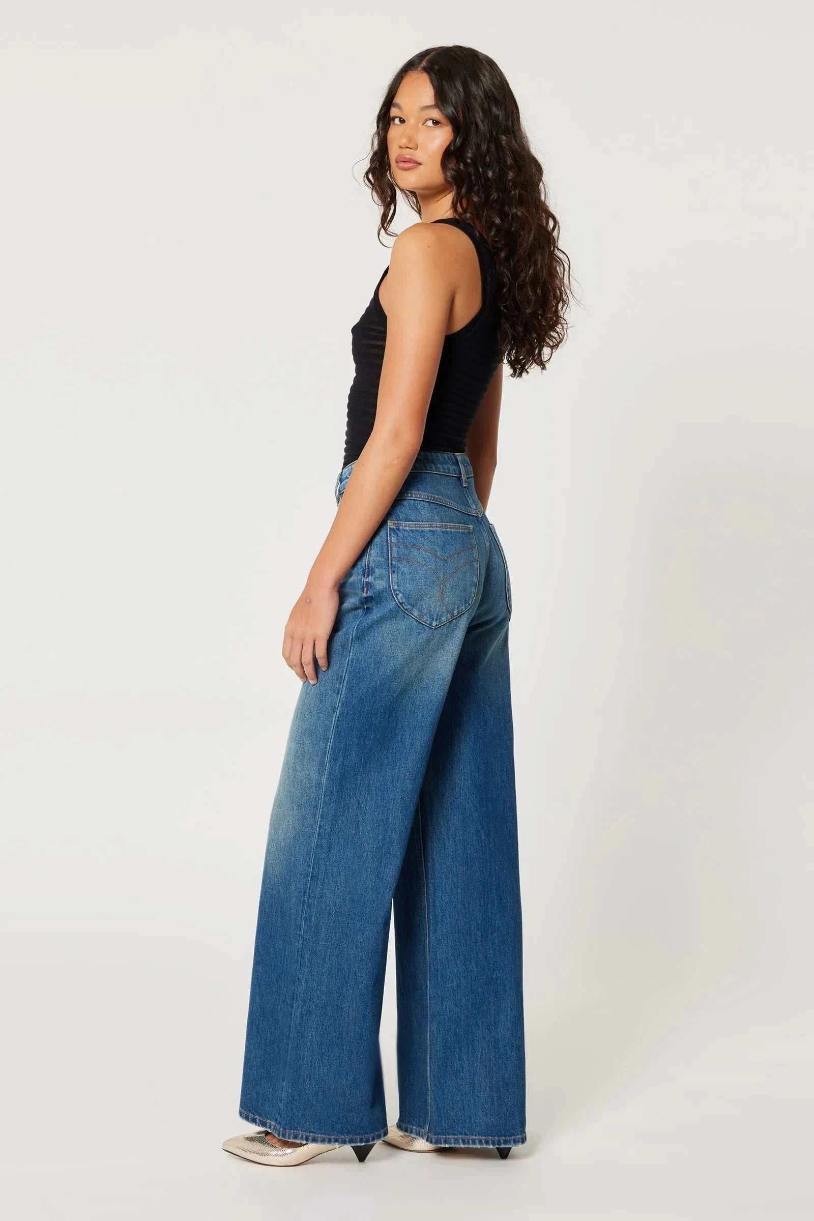 Rollas Studio Flare Eclipse Dark Vintage Blue