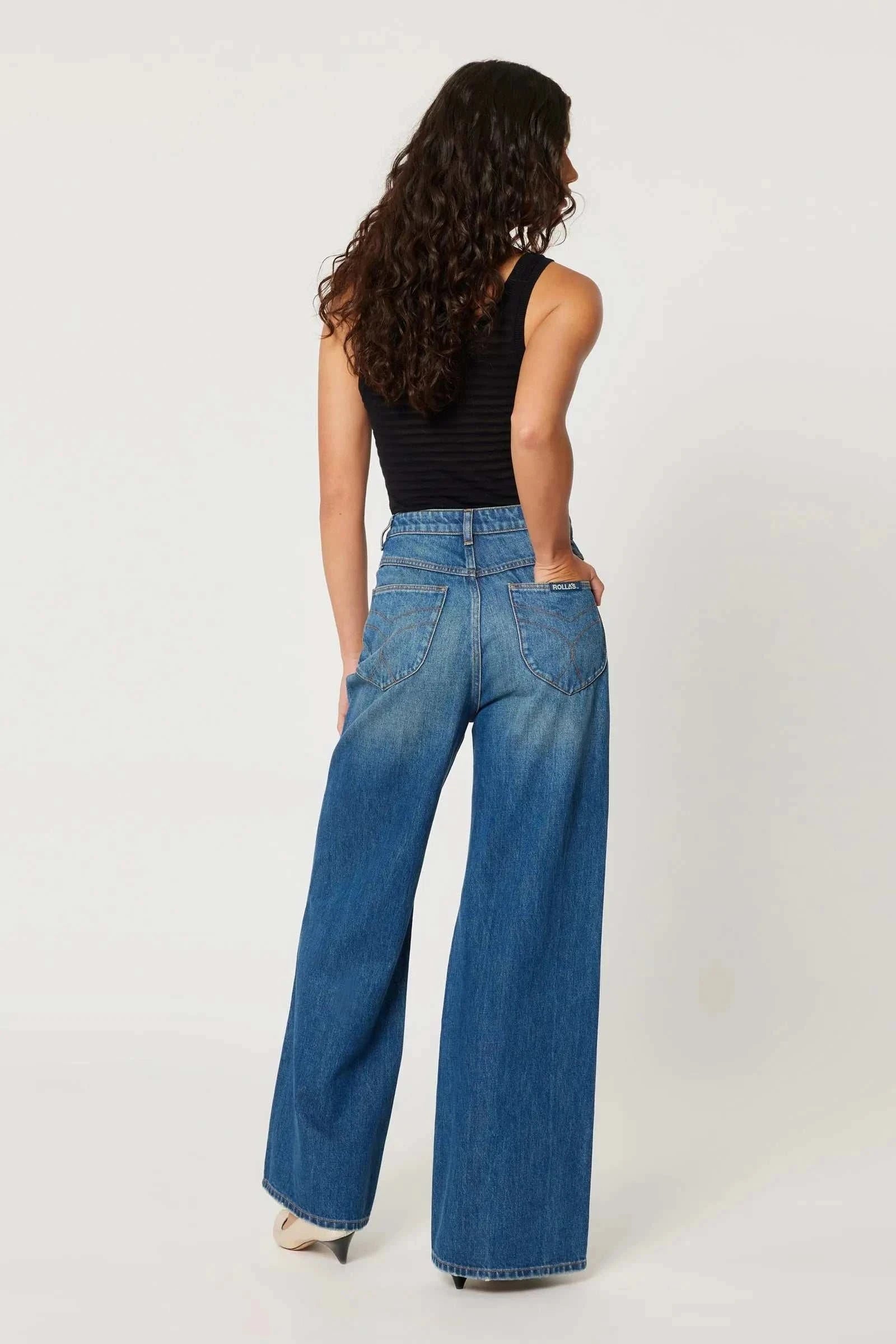 Rollas Studio Flare Eclipse Dark Vintage Blue