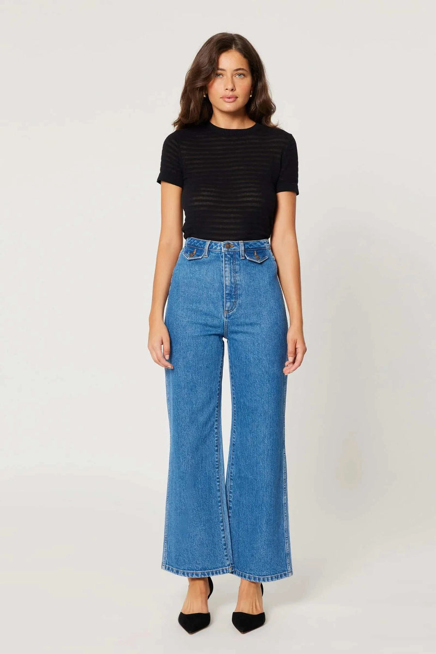 Rollas Sailor Jean Lia Mid Blue