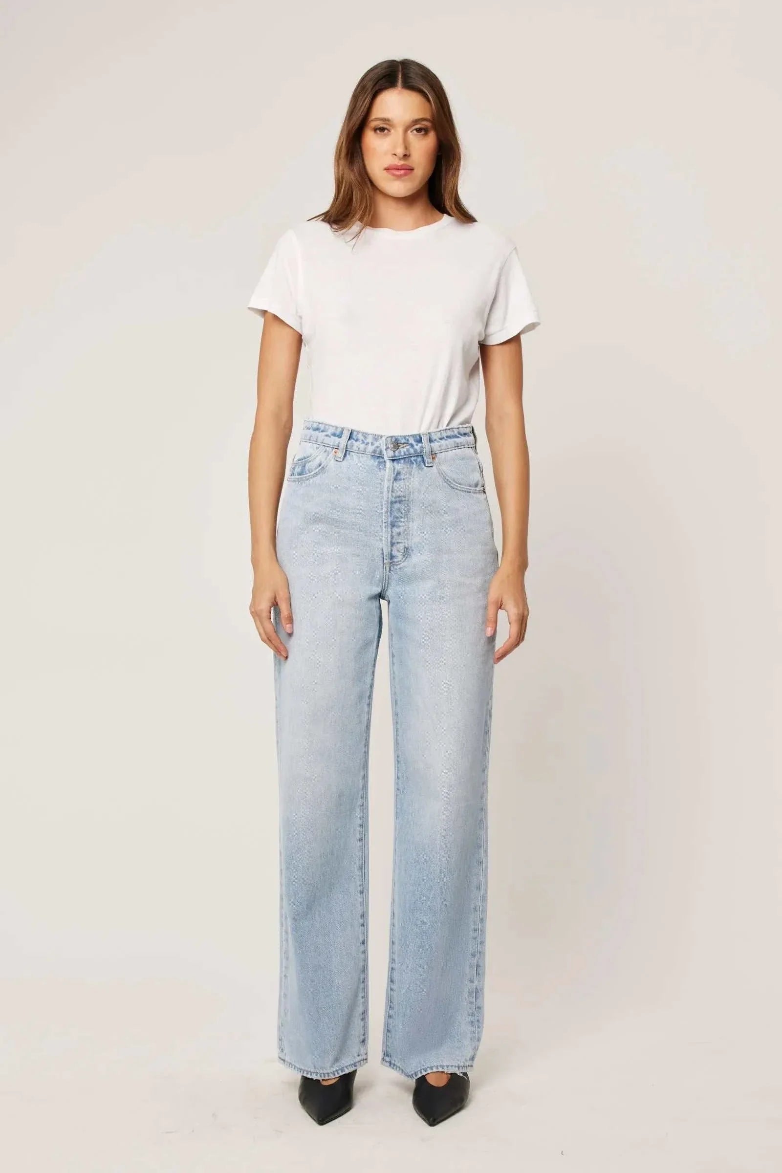 Rollas Stevie Relaxed Longbeach Light Vintage Blue