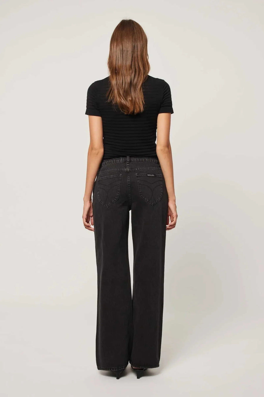 Heidi Low Rigid Stone Black