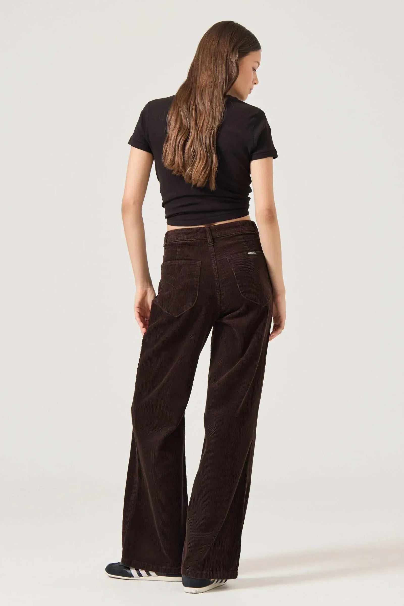 Rollas Sailor Pant Long Chocolate Cord