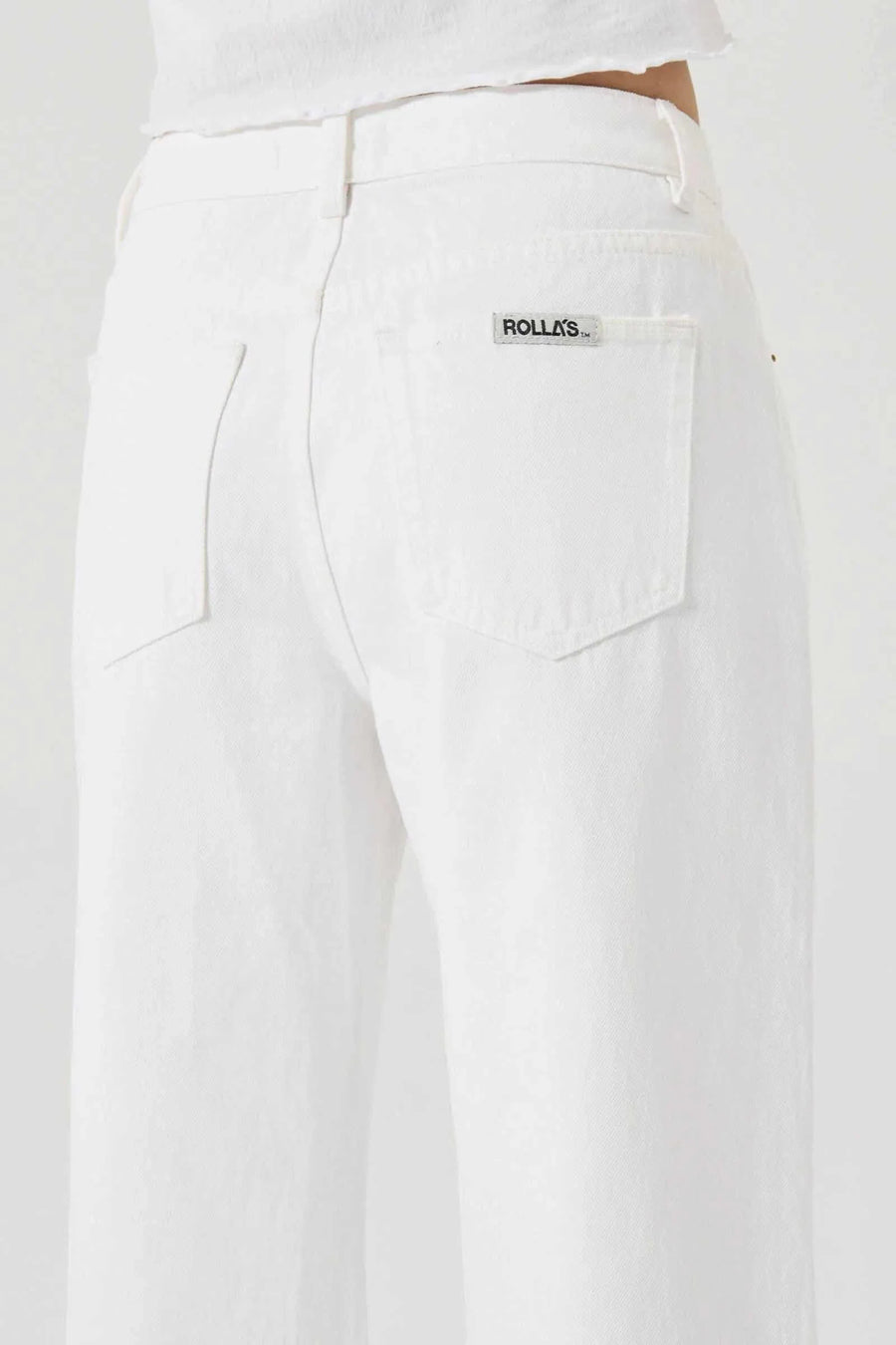 Rollas Kate Baggy Vintage White