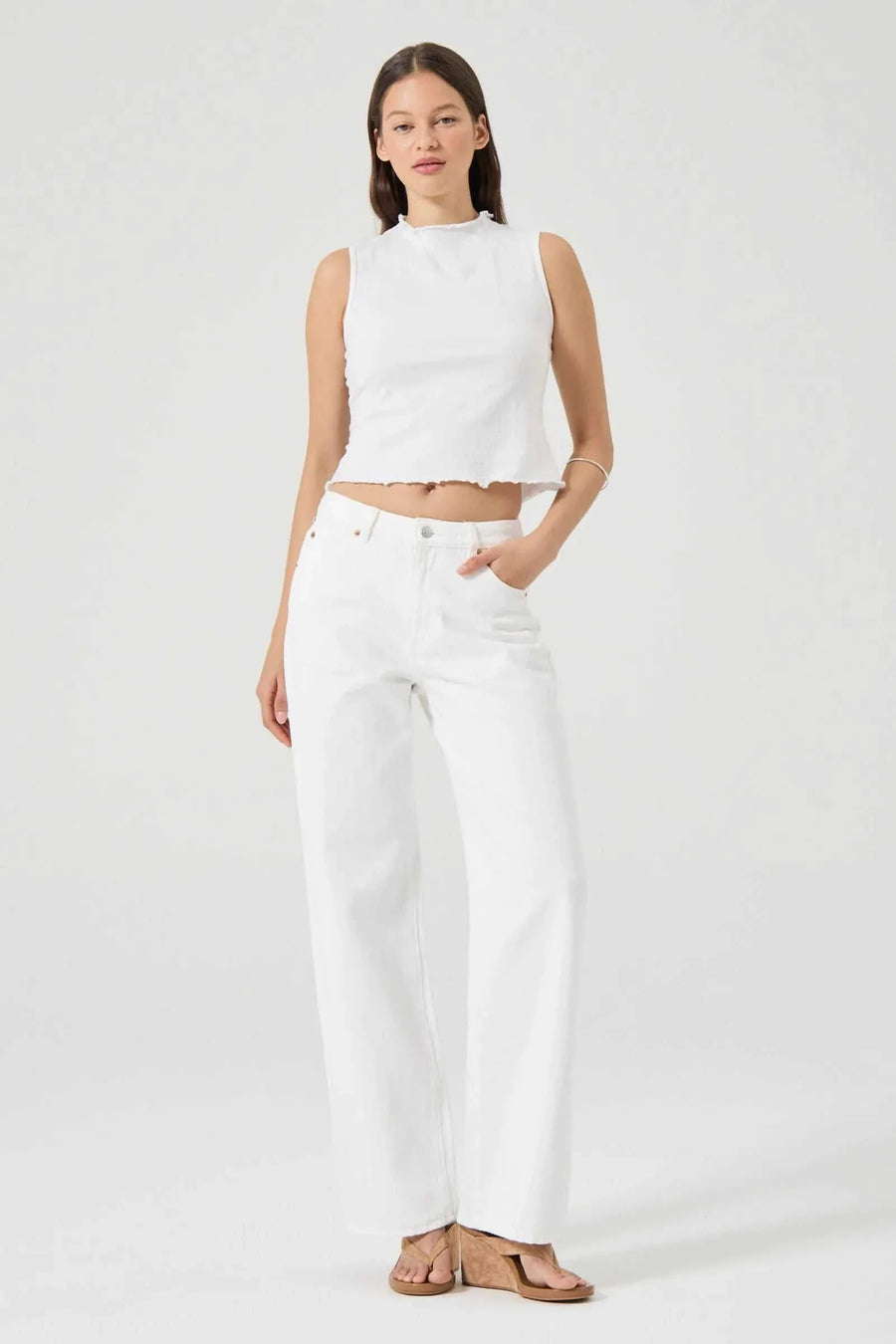 Rollas Kate Baggy Vintage White